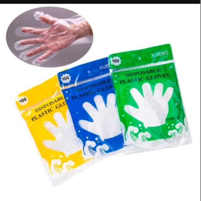 disposable plastic hand gloves