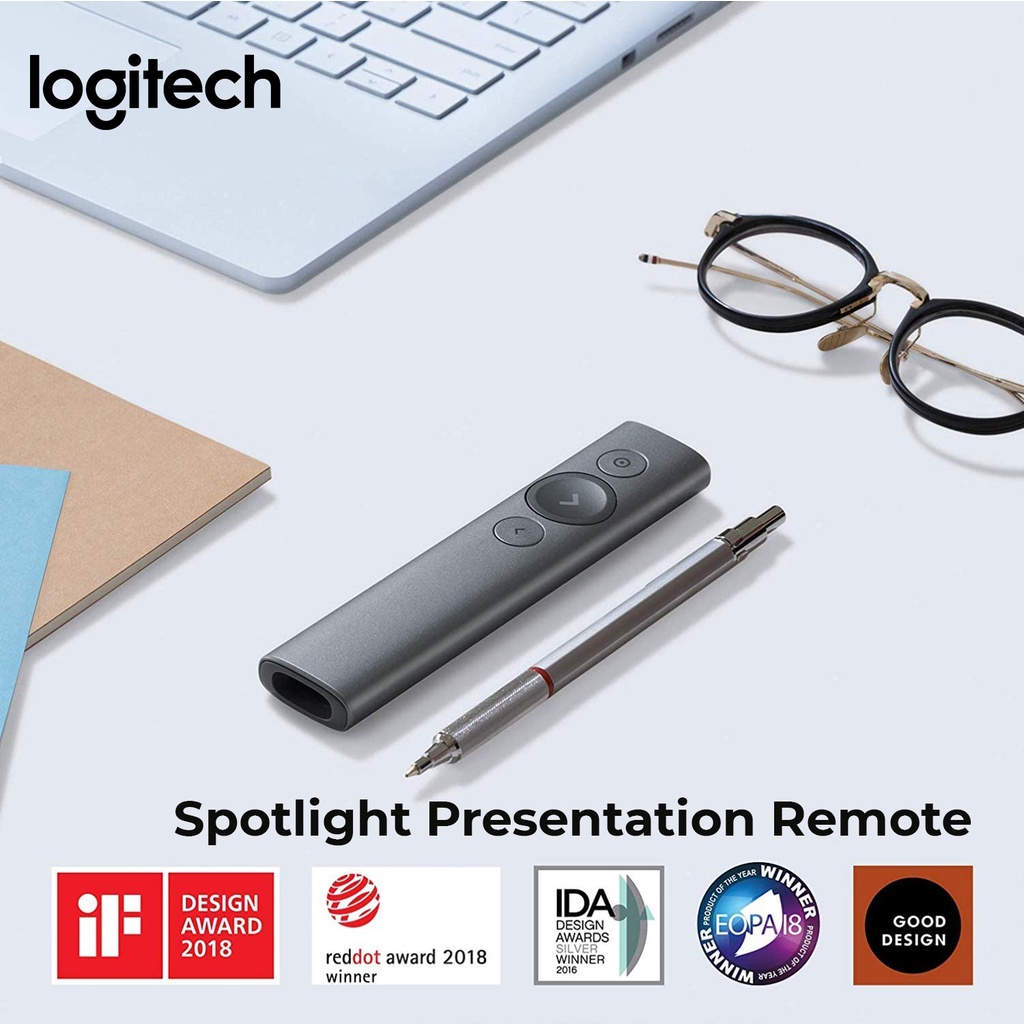 Logitech Spotlight Advanced Wireless Presentation Remote Shopee Malaysia