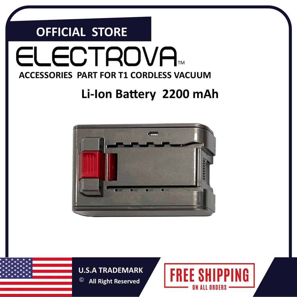 Electrova Battery Power Pack Spare Parts Replacement for 19KPa Cyclone Series T1 Cordless Vacuum Cleaner