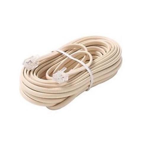 4 Conductor/2 Lines MyCableMart 1000Ft RJ11 Modular Telephone Cable, 6P4C UL 