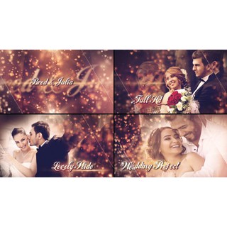 Videohive Wedding Gold Slideshow Shopee Malaysia