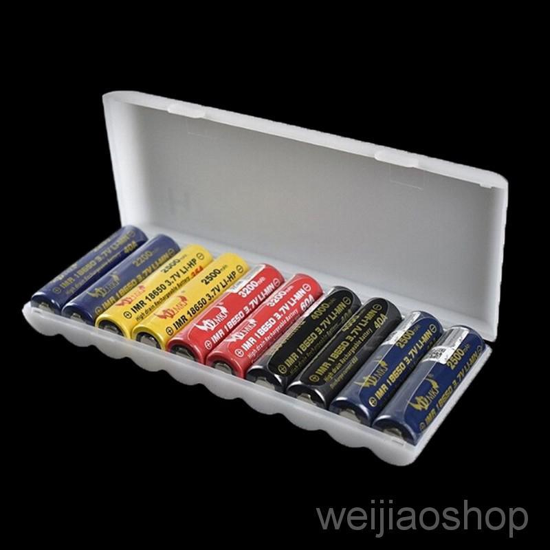 Pack of 1 Battery Storage Box Holder Case Box for 9012 9V Battery Plastic 