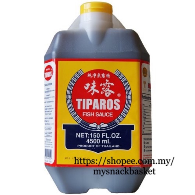 Tiparos Thai Fish Sauce (4500ml) Shopee Malaysia