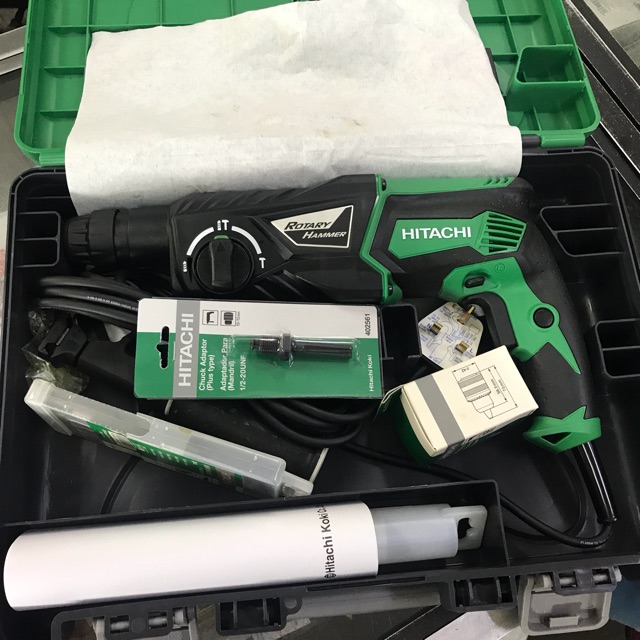 Hitachi DH26PC 26mm 830w Rotary Hammer 3 Modes 6 MONTHS WARRANTY MESIN