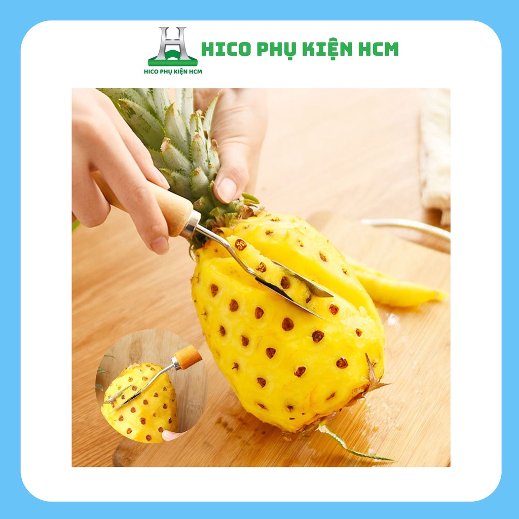 The VShaped Pineapple And Pineapple Eye Cutting Tool Saves Time