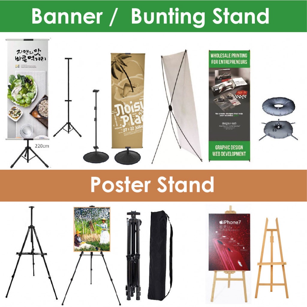 Tripod Stand / Round Stand / X Stand / Easel Stand / Water Bag - Stand ...