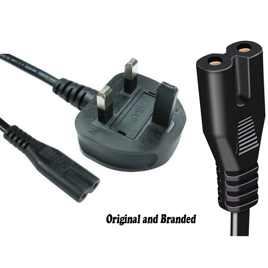 Original Branded HP DELL 2pin to UK Malaysia 3pin Printer Adapter ...