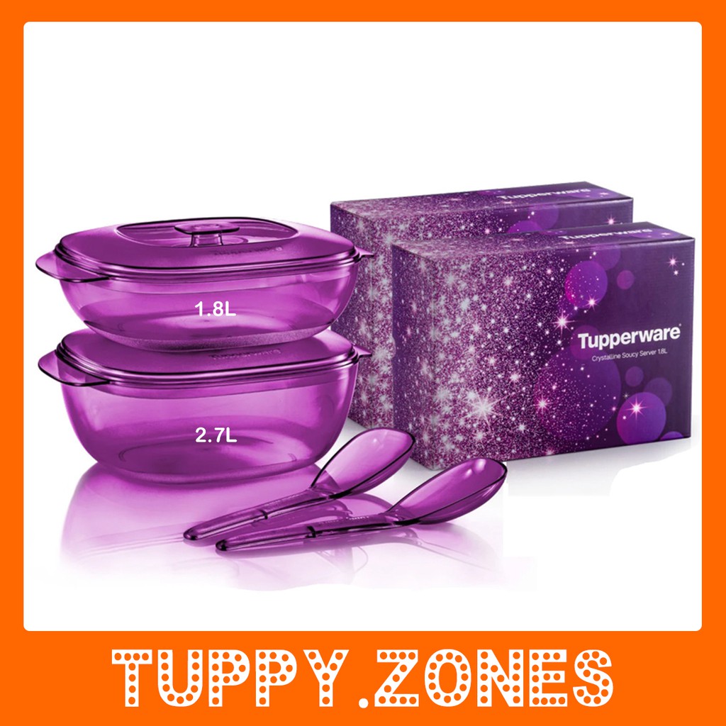 Tupperware Crystalline Rice Server with Spoon