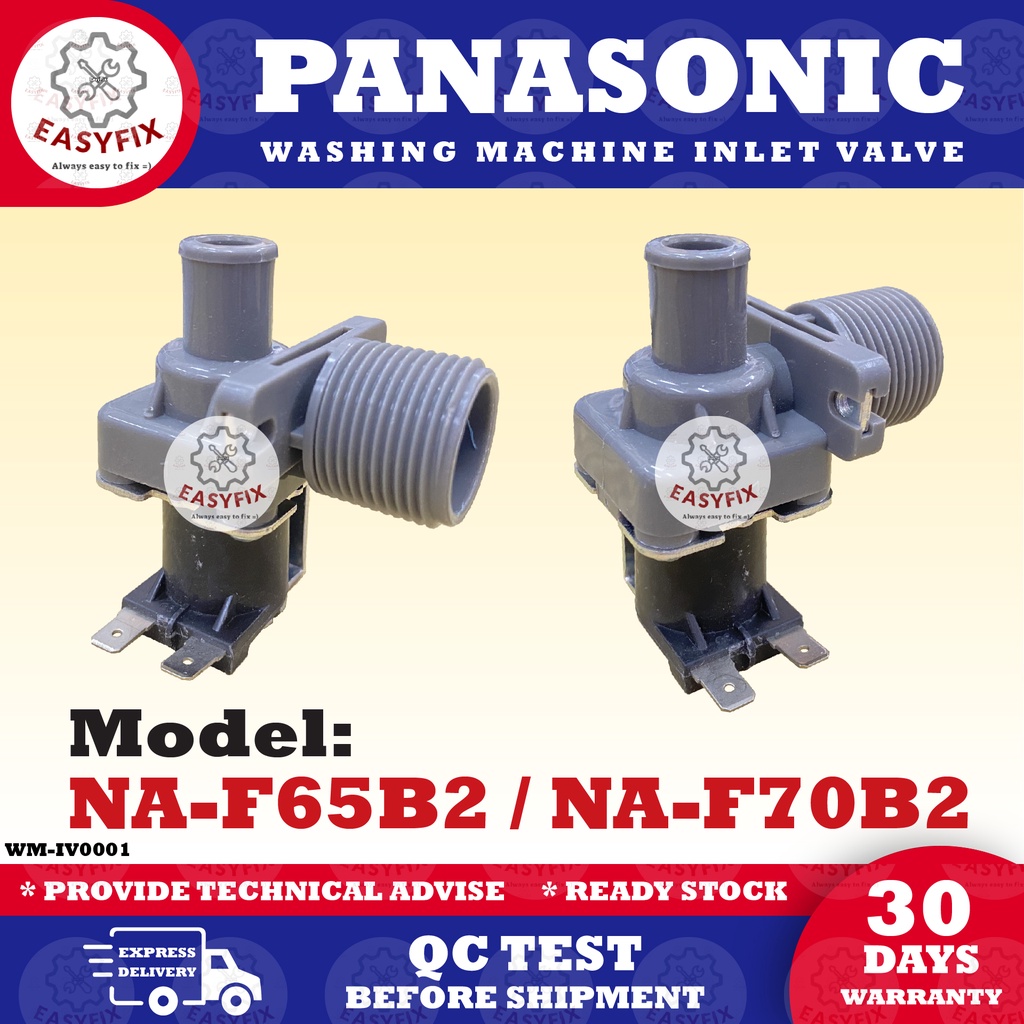 NAF65B2 / NAF70B2 PANASONIC WASHING MACHINE WATER INLET VALVE (COIL