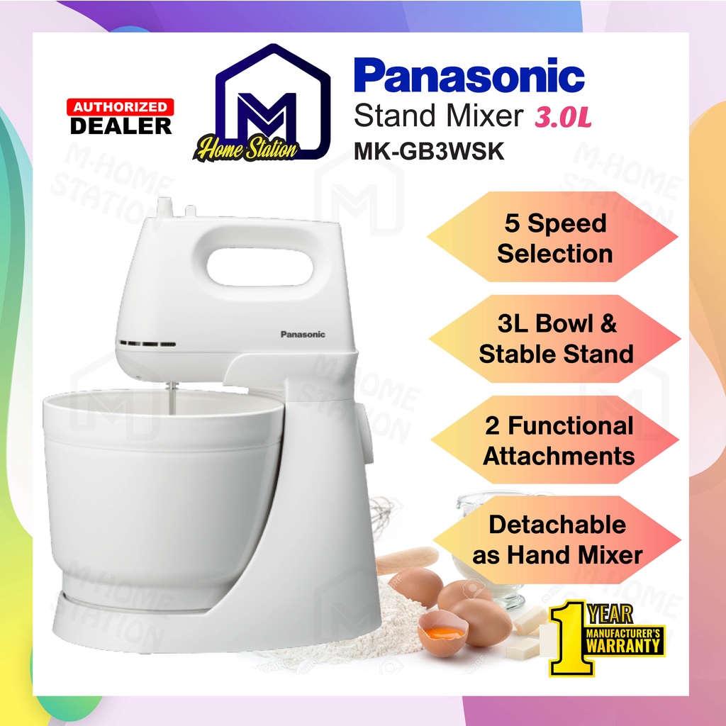 Panasonic Stand Mixer MK-GB3WSK / MK-GB3 MK-GB1Pemutar kek Pengandun Kek Berdiri or Hand Mixer MK-GH3WSK / MK-GH3