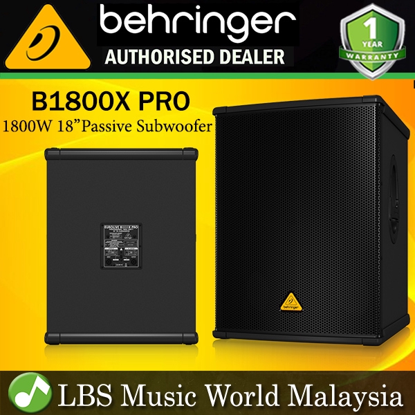 behringer 18 passive subwoofer