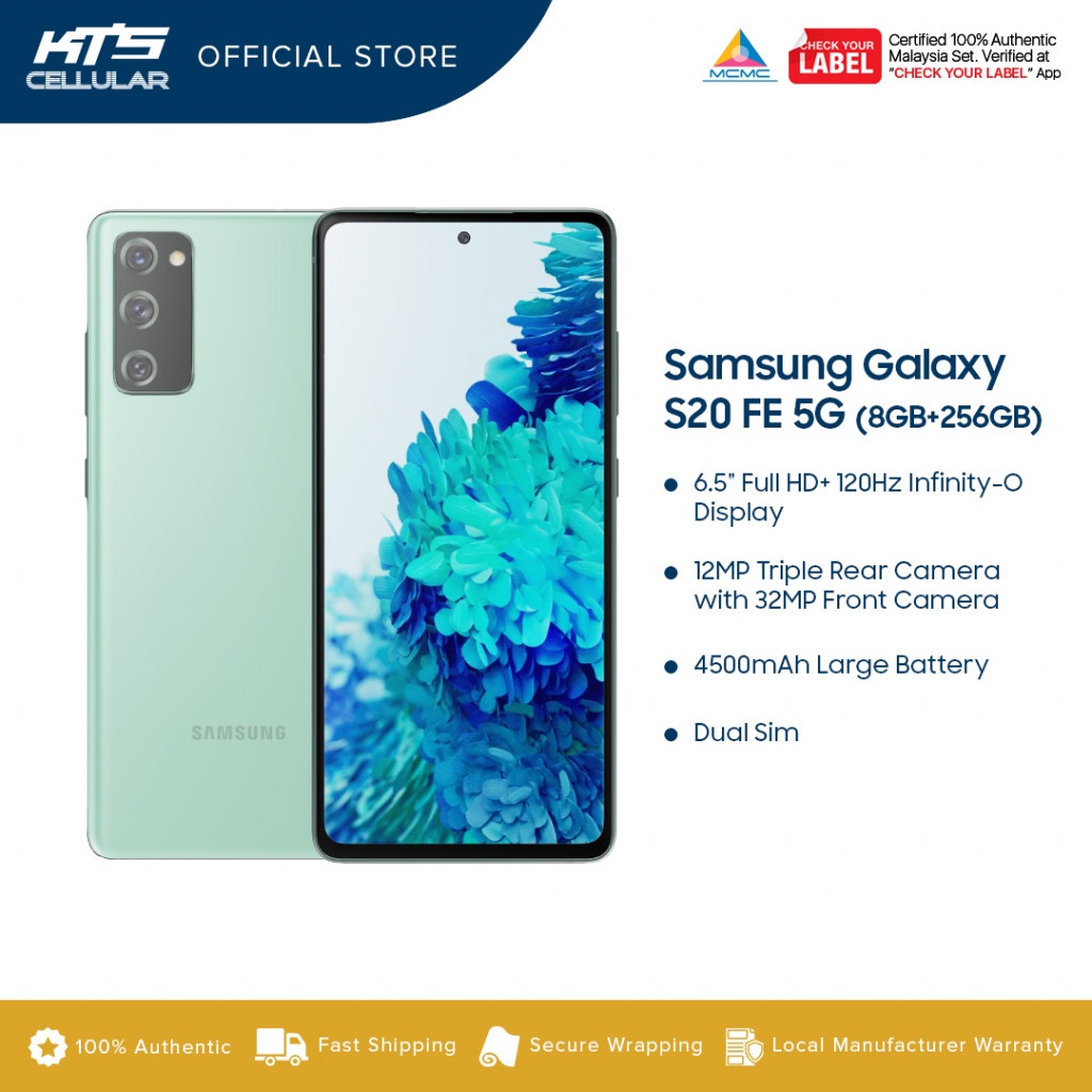 Samsung Galaxy S Fe 5g 8gb Ram 256gb Rom Smartphone Original 1 Year Warranty By Samsung Malaysia Shopee Malaysia