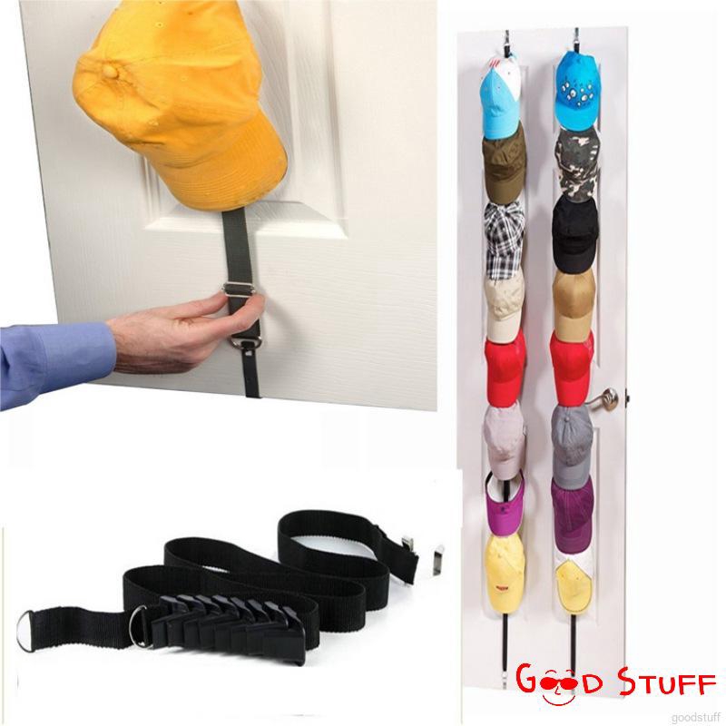 Cap Rack Hat Clothes Bag Organizer Hanging Over Straps Door