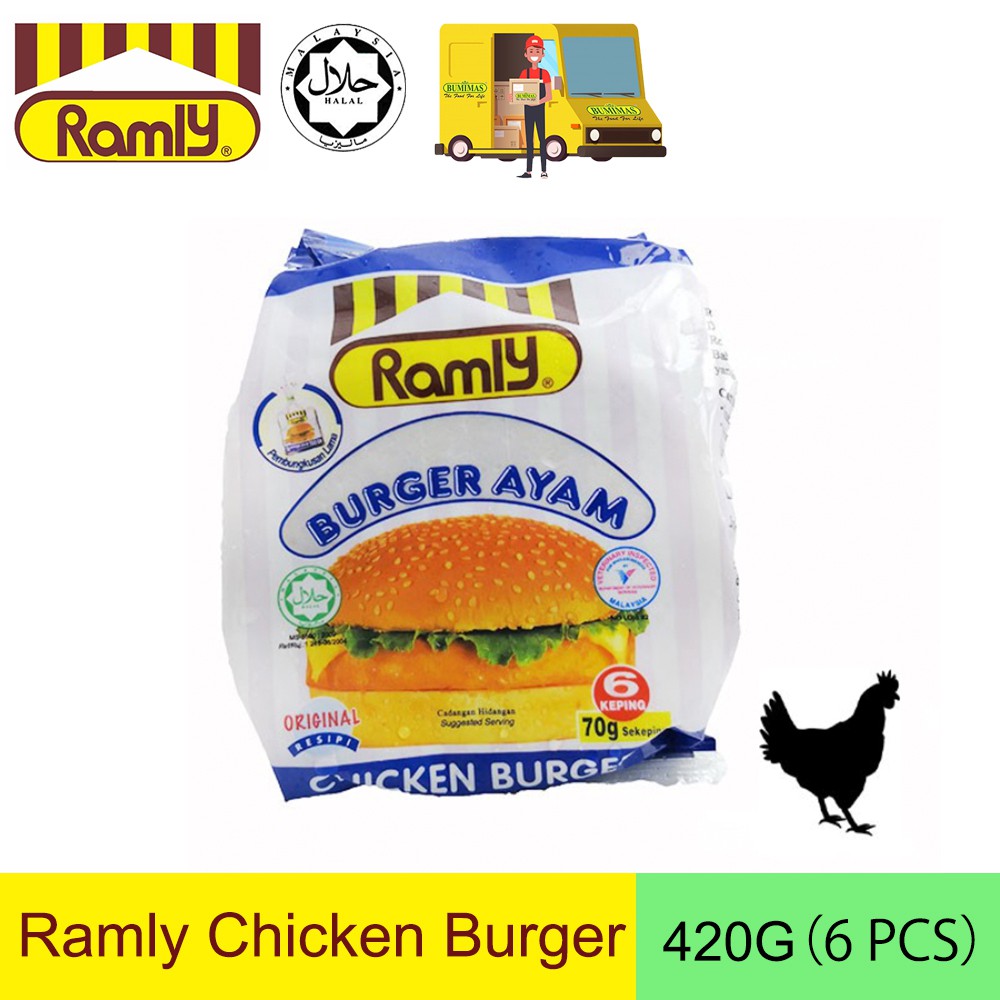 Burger ayam ramly