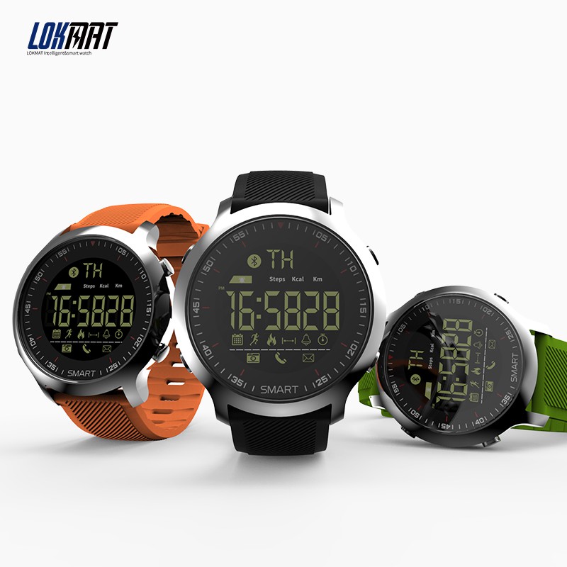 LOKMAT pintar jam  tangan  Bluetooth peringatan kalis air 