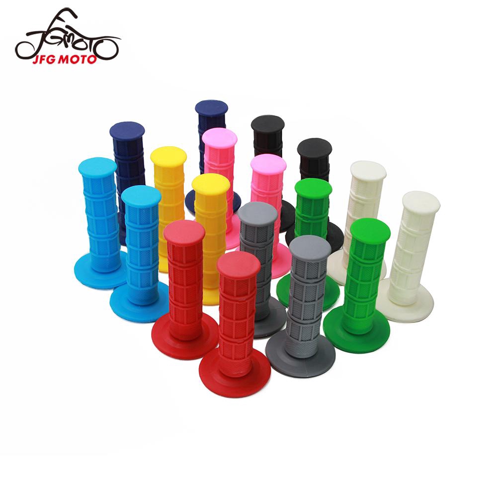 JFG MOTO Universal Motorcycle Black HandleBar Grip Hand Gips Cover For crf klx ktm honda yz xtz yamaha xr KAWASAKI SUZUKI Motocross Motorcycle accessories parts