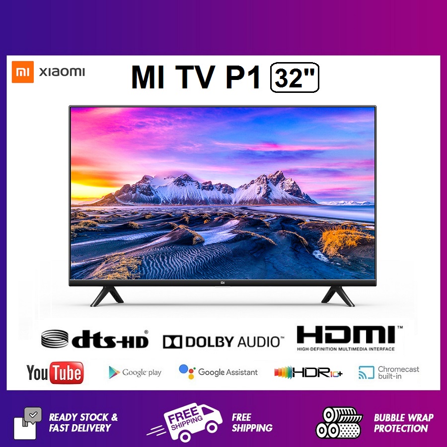 Xiaomi Mi TV P1 Series 32” HD Android Smart TV Dolby Vision [NETFLIX ...