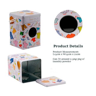 Laundry Powder Container Can Fit 2.5kg - 3kg Comes With Spoon | Shopee