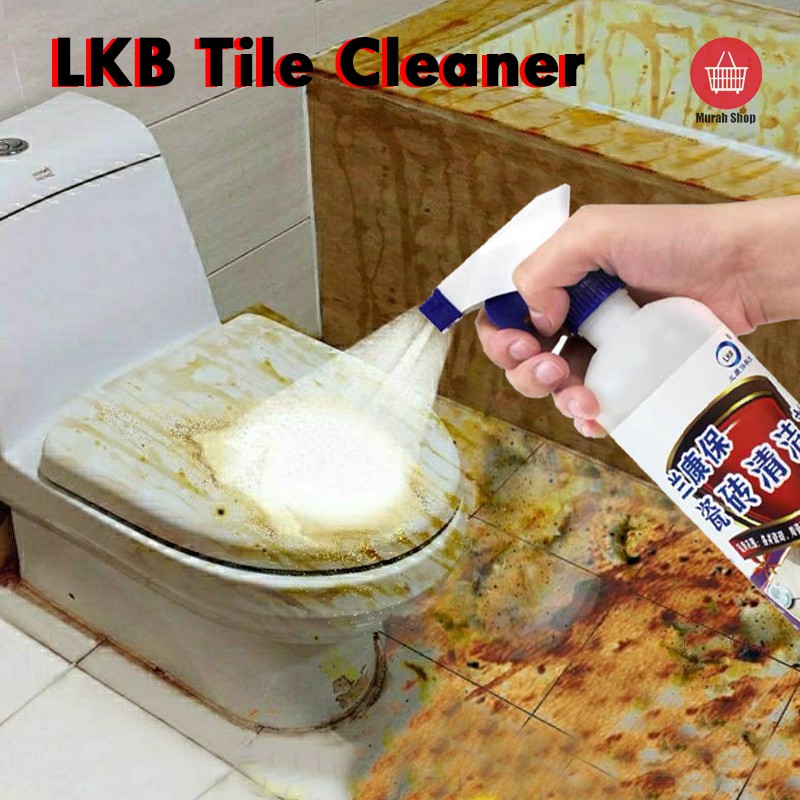 LKB Tiles Cleaner 500ml Remove Stubborn Dirt Urine Stains Mold Spots on Bathroom Floor Mosaic Tile