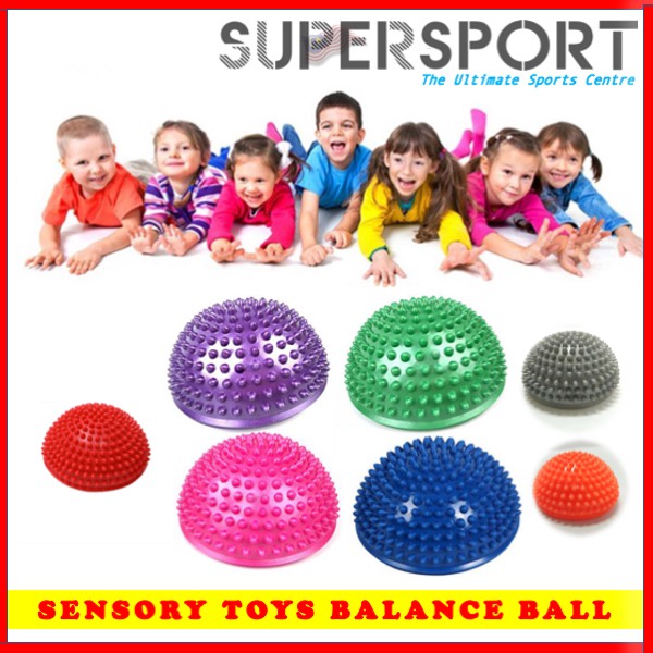 Half Ball Sensory Play Toys Balance Ball Spiky Stepping Stone Foot