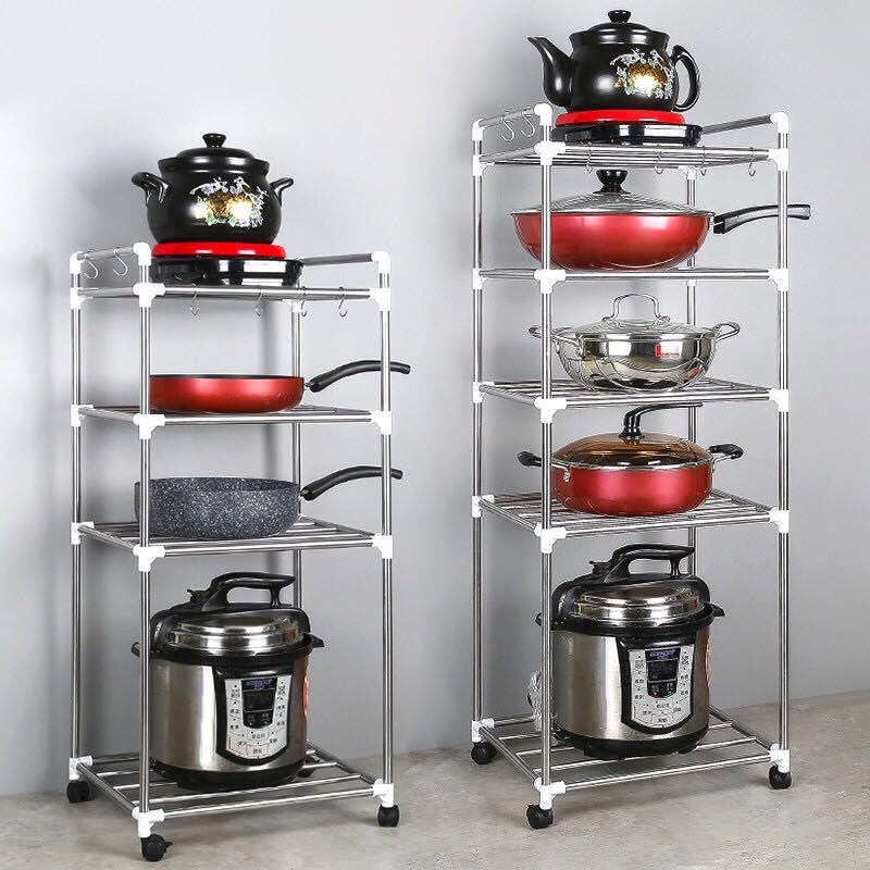 Kitchen DiningThickening stainless steel kitchen shelf Kitchen DiningThickening stainless steel kitchen shelf