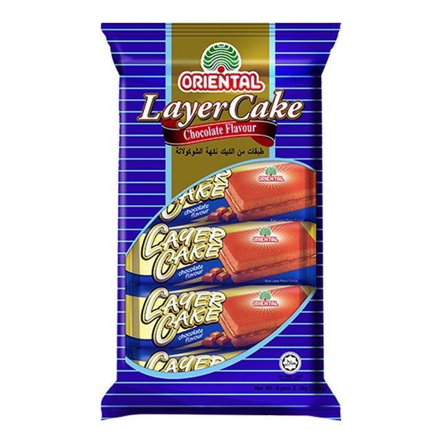 Oriental Layer Cake Chocolate 1 Box 8 Pcs X 18g Shopee Malaysia