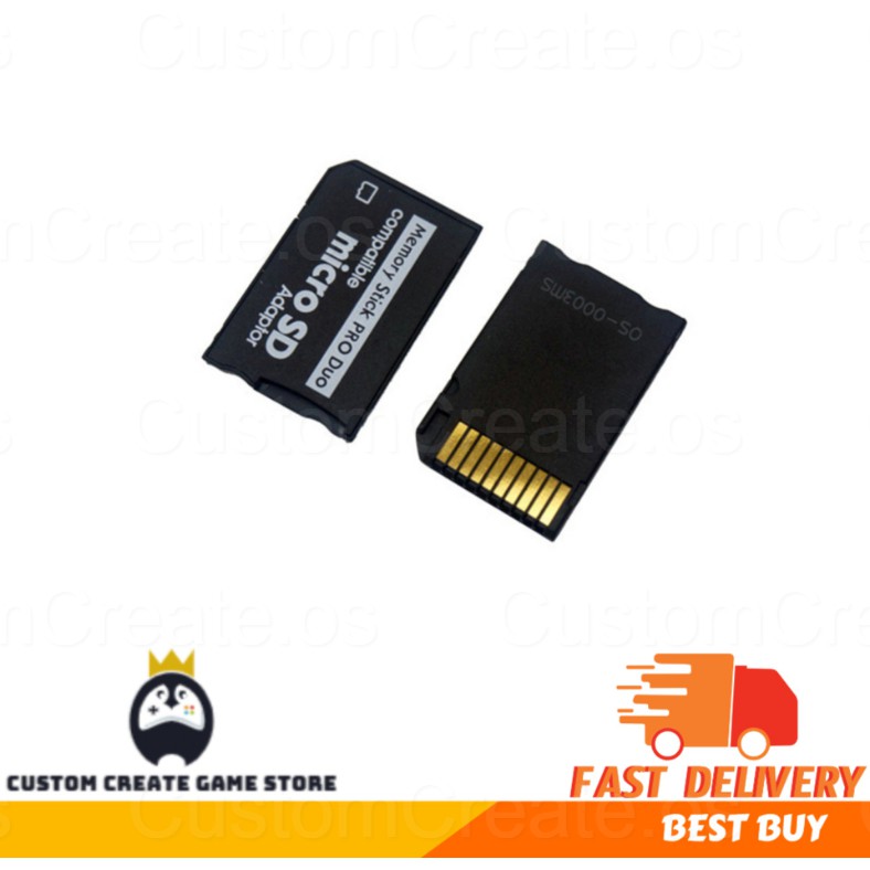 PSP MICRO SD TO MEMORY STICK MS PRO DUO ADAPTER CONVERTER [ready stock