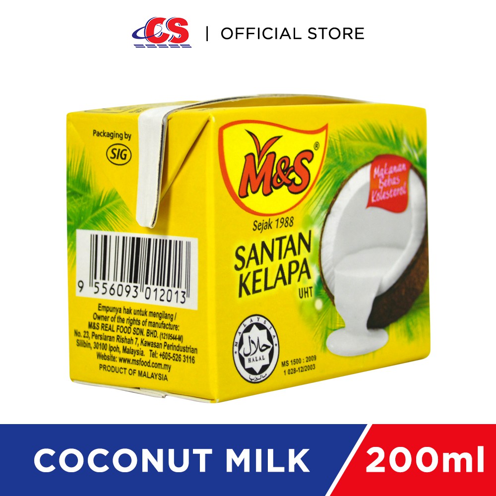Buy M S Santan Kelapa 200ml Seetracker Malaysia