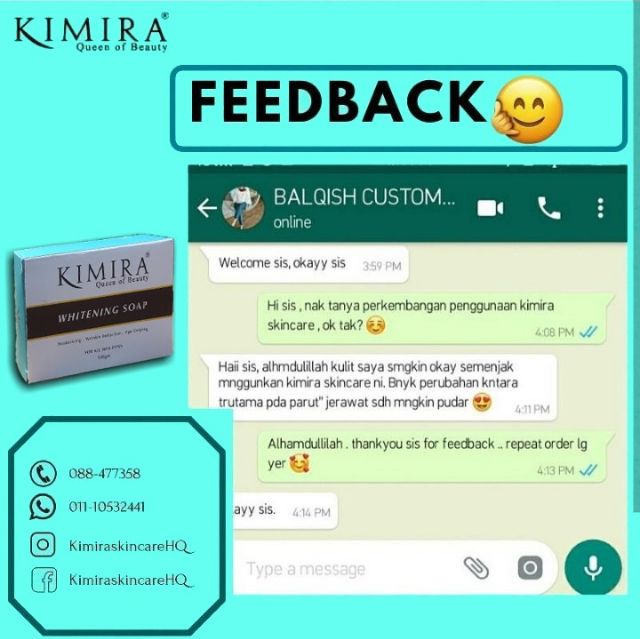 Kimira Whitening Facial Cleanser | Shopee Malaysia