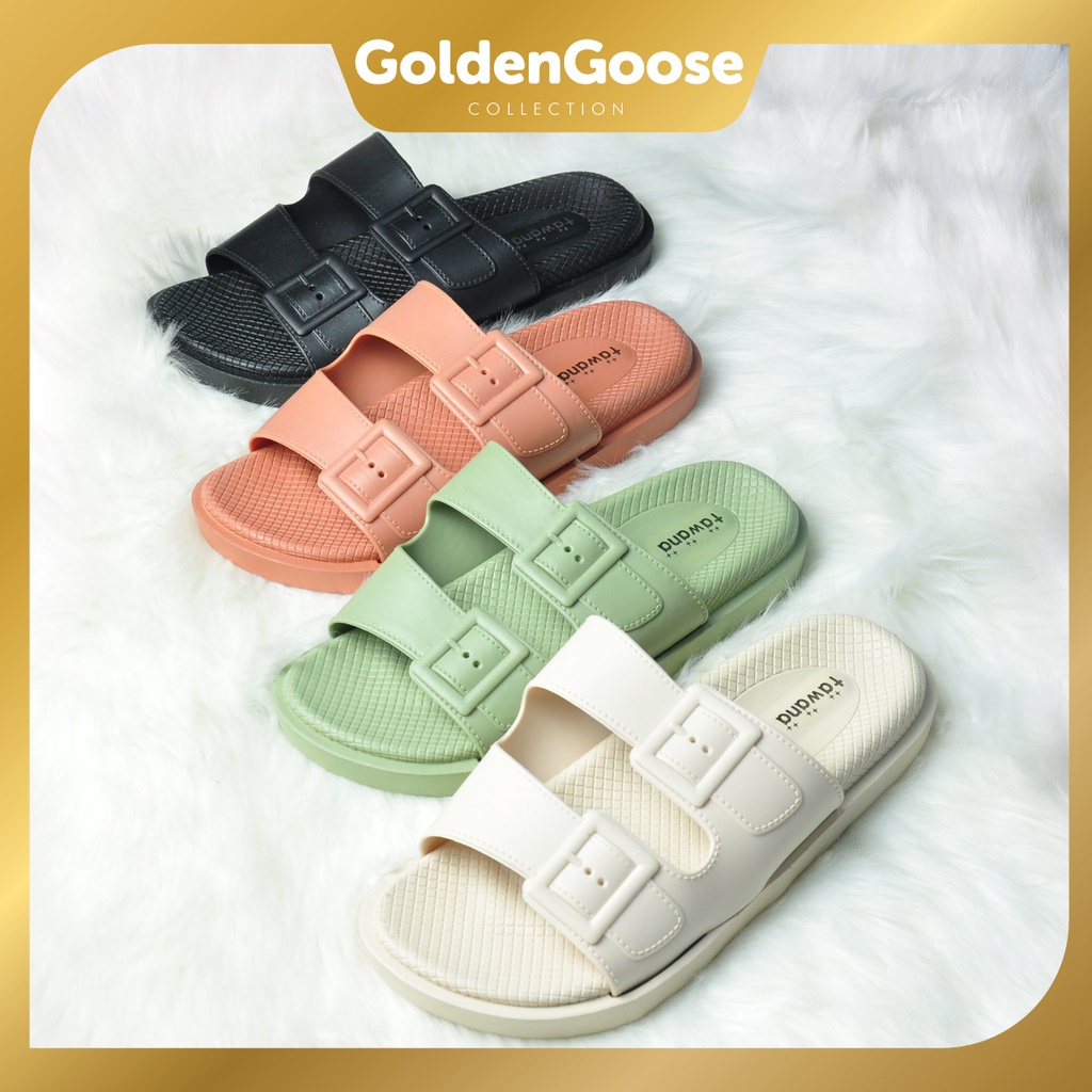 GGC Stella Women Sandal Flat 1202 Sliper Tebal | Shopee Malaysia