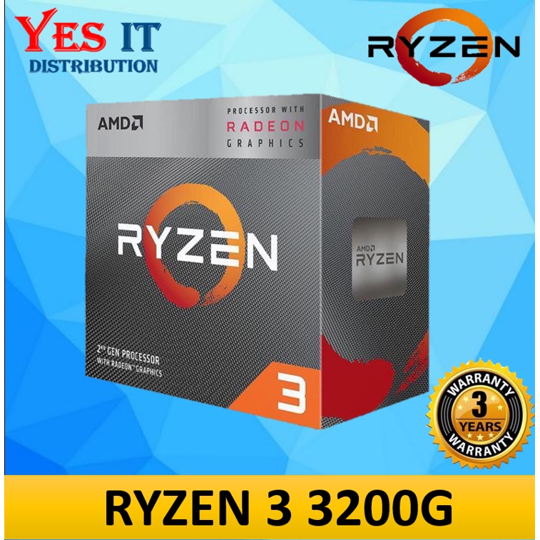 Amd Ryzen 3 30g With Radeon Vega 8 Graphics Processor Shopee Malaysia