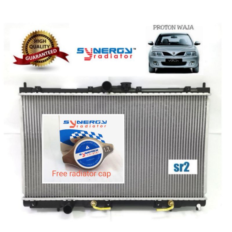 Waja 1.6 MMC 4G18 Radiator tangki air 26mm Double layer Brand synergy