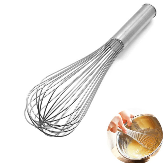 Stainless Steel Egg Beater Hand Egg Whisk Mixer / Pemukul Telur(8"/10"/12"/14"/16") Shopee