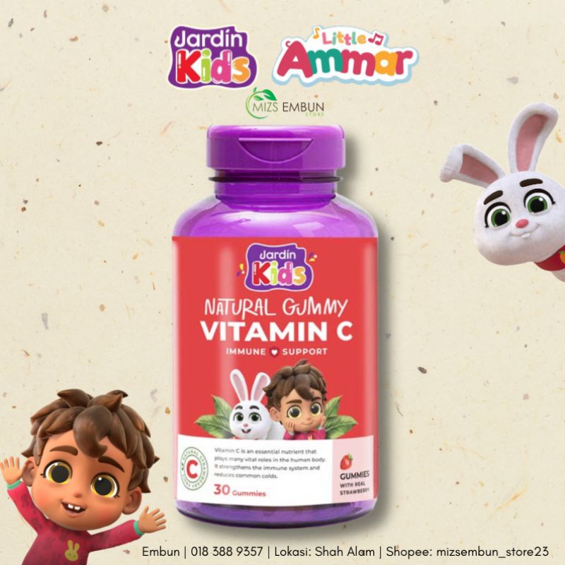 [ Ready Stok & Free Gift ] Natural Gummy Vitamin C | Jardin Pharma ...