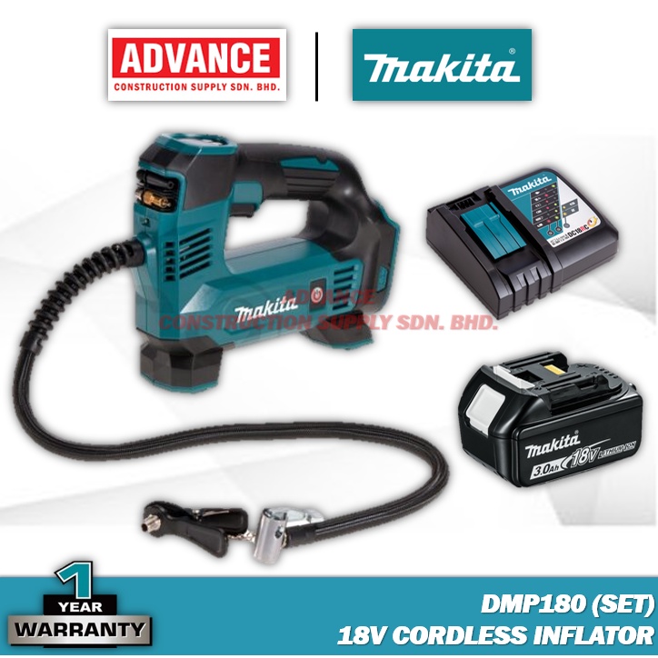 MAKITA DMP180 / DMP180Z18V Cordless Inflator Combo Set RM699 Shopee