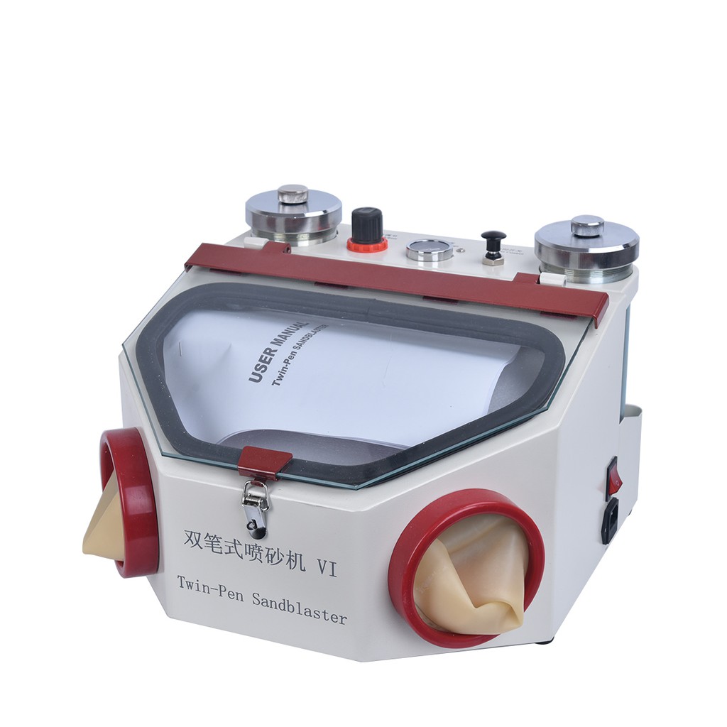 Dental Lab Sandblaster Blasting Unit Jewelry Sandblaster Machine