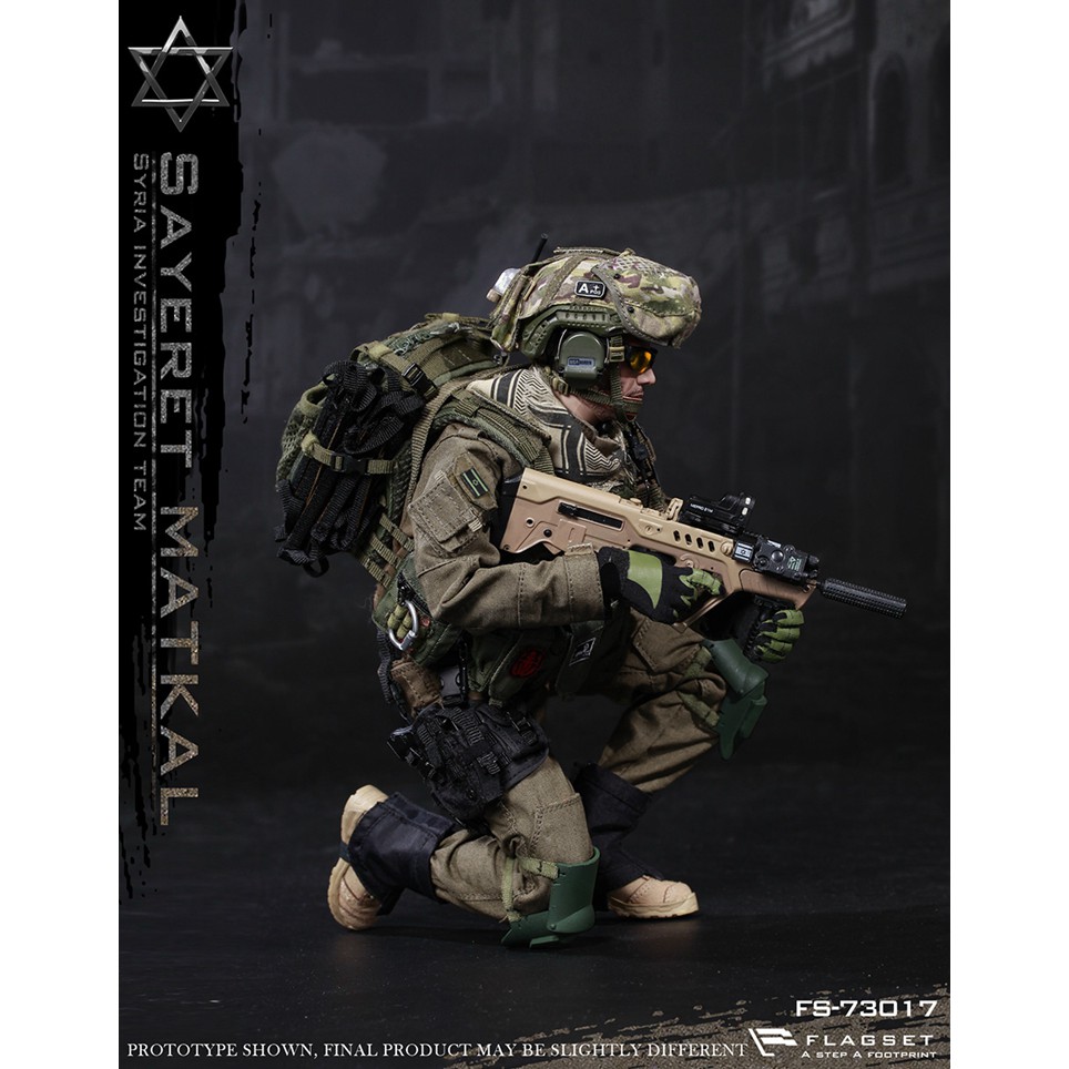 Helmet Set for FLAGSET FS-73017 Israel Wild Boy Special Forces 1/6 Scale Action 