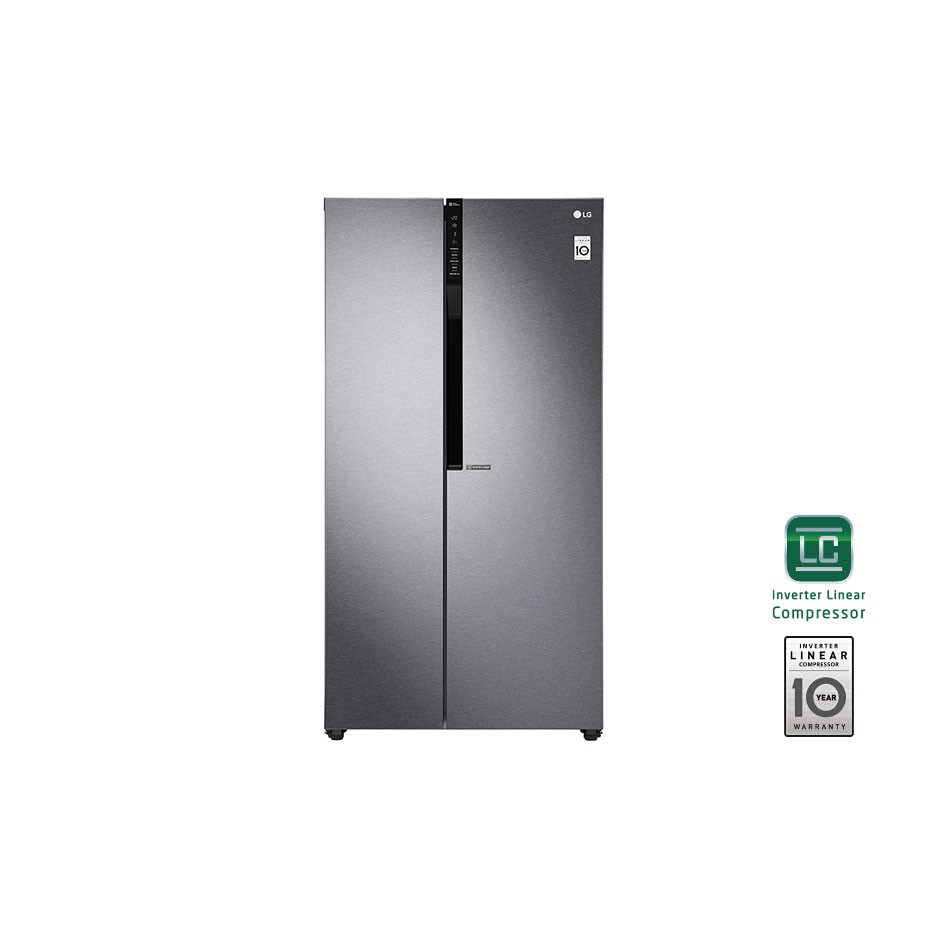 LG 680L SIDE BY SIDE INVERTER FRIDGE GCB247KQDV Shopee Malaysia
