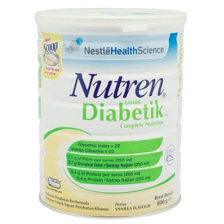 NUTREN DIABETIK COMPLETE NUTRITION POWDER 800G EXP04/2022 | Shopee Malaysia