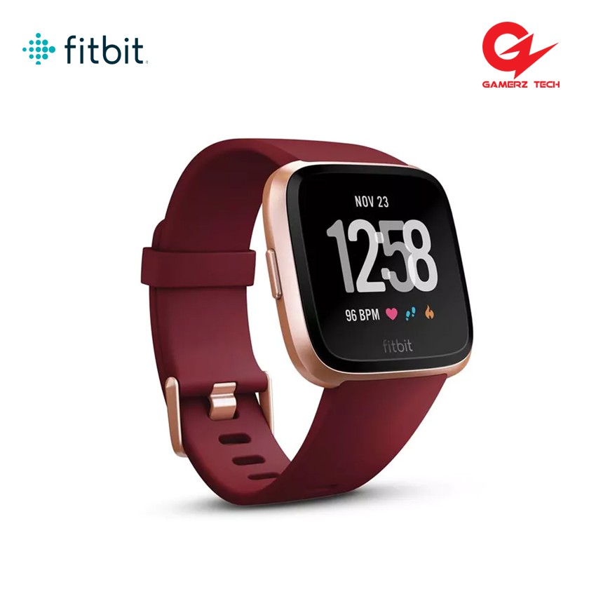 ruby rose gold fitbit versa
