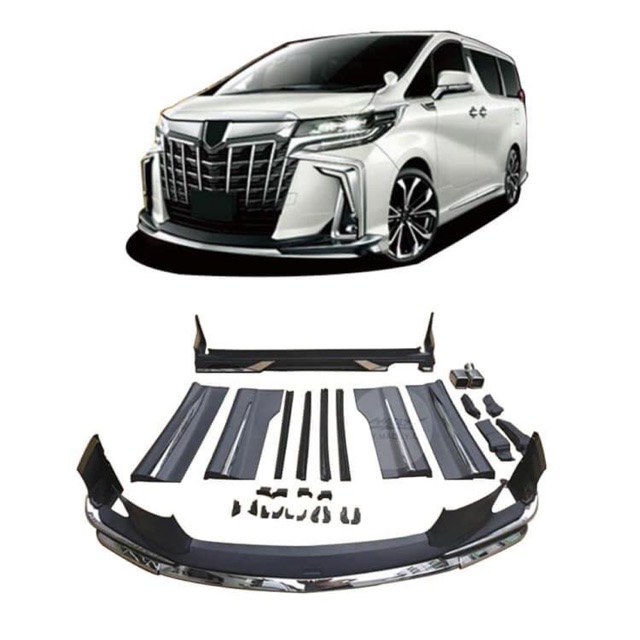 alphard modellista body kit