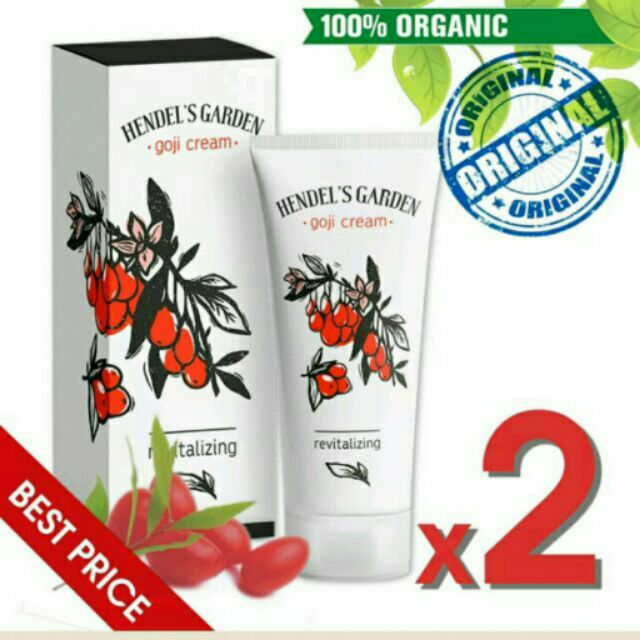 2 X Hendel S Garden Original Goji Cream With Hologram Original Shopee Malaysia