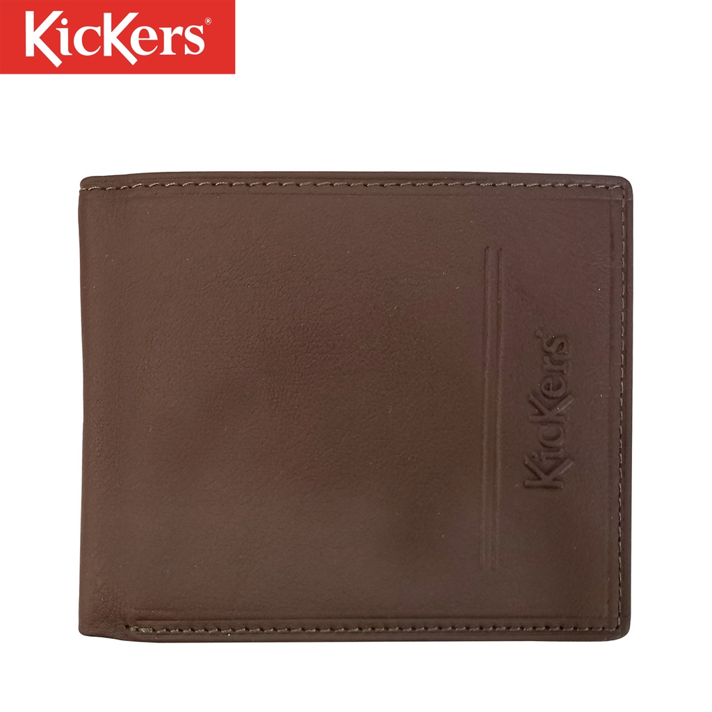 [ONLINE EXCLUSIVE]Kickers Leather Classic Logo Mid Flip Wallet KDRZ52205