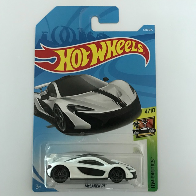 hot wheels mclaren p1 white