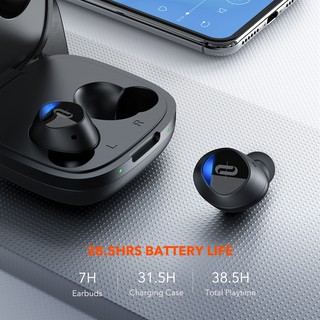 TaoTronics Duo Free+ Leather Case QCC3020 apt-X Wireless Earphones