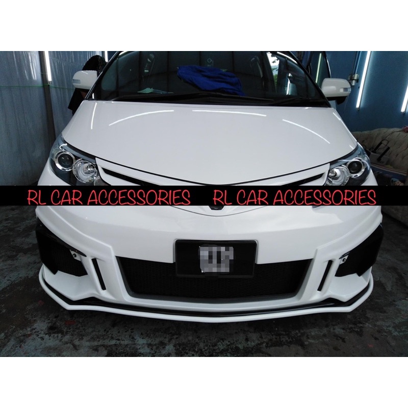 Toyota Estima Acr50 V2 Wald Black Bison Front Bumper Bodykit Body Kit 