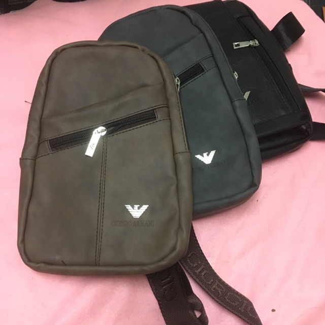 armani chest bag