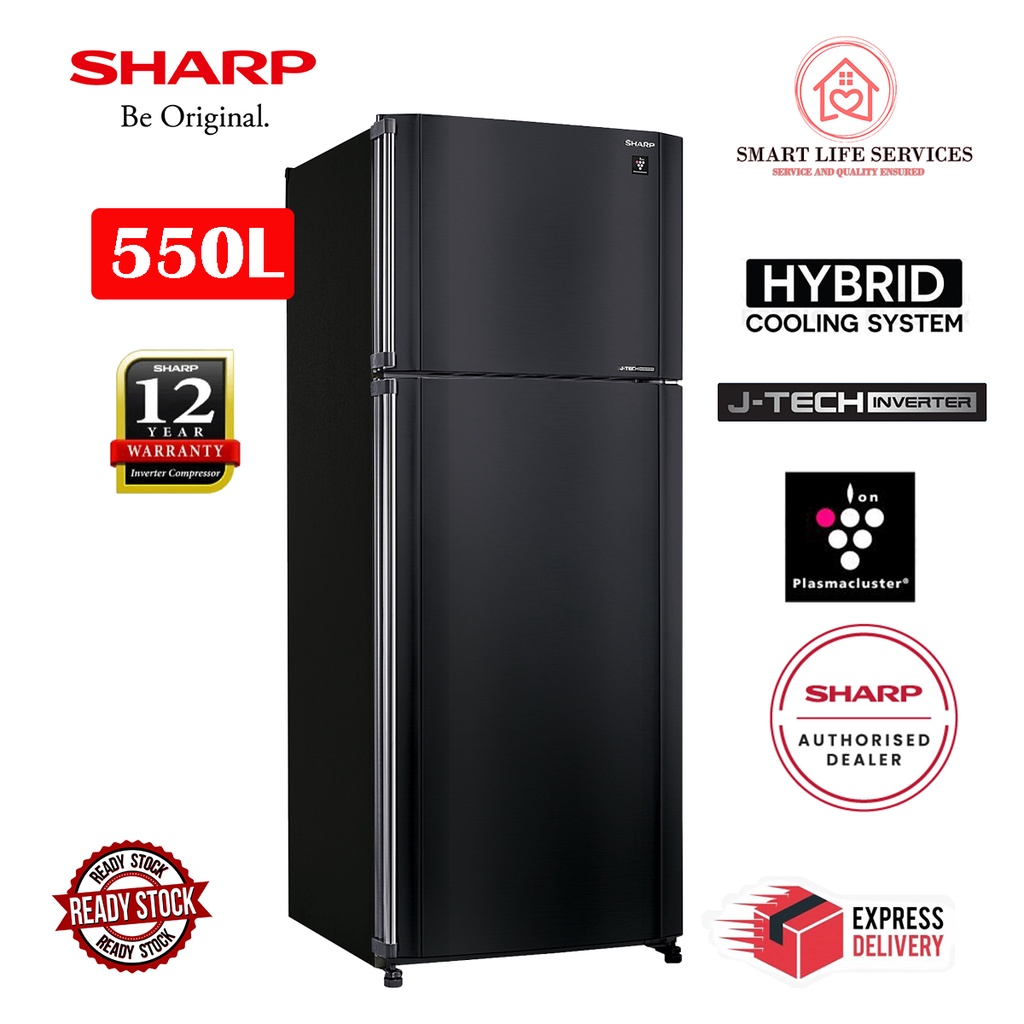 SHARP SJP55MK 550L JTECH INVERTER FRIDGE/REFRIGERATOR PETI AIS SEJUK