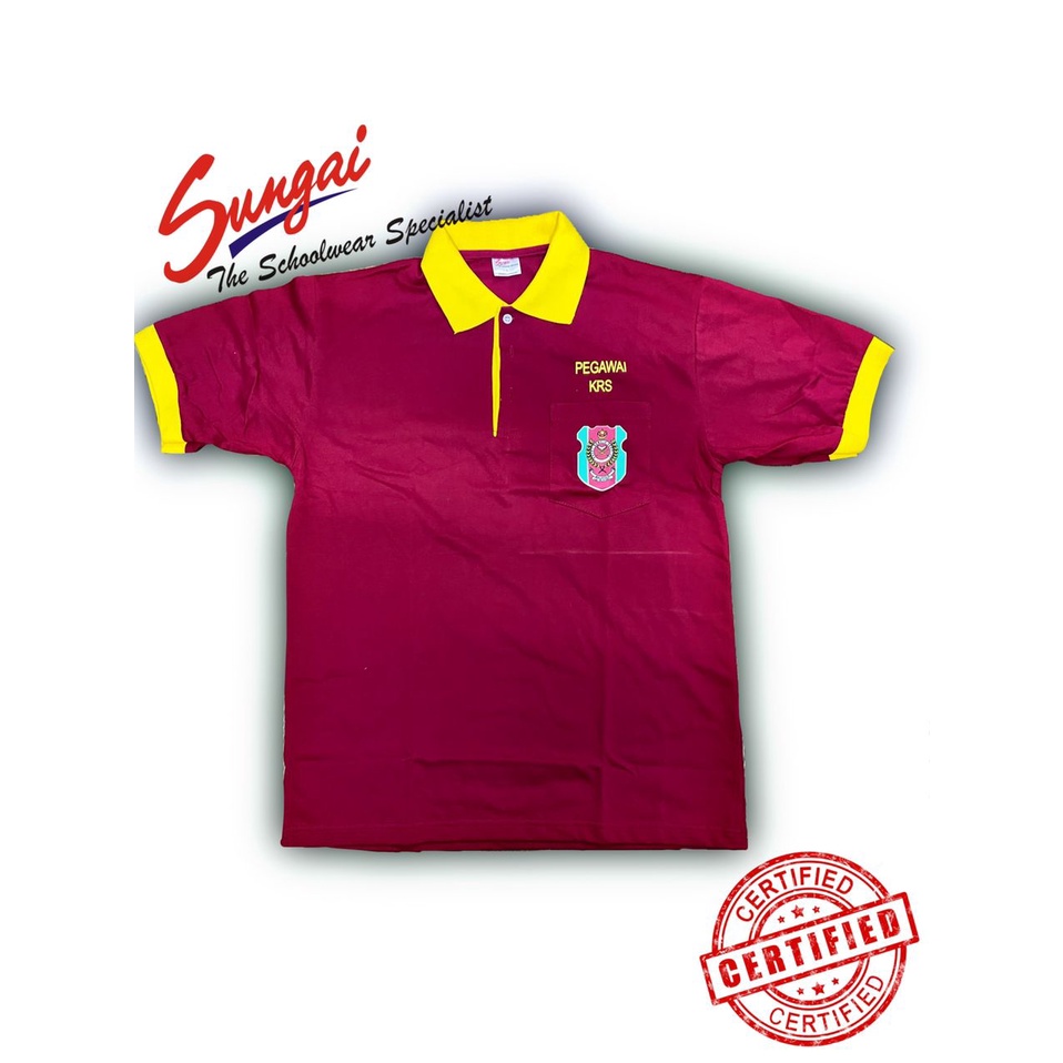 TSHIRT BERKOLAR PEMIMPIN KRS KAIN TC COTTON READY STOCK