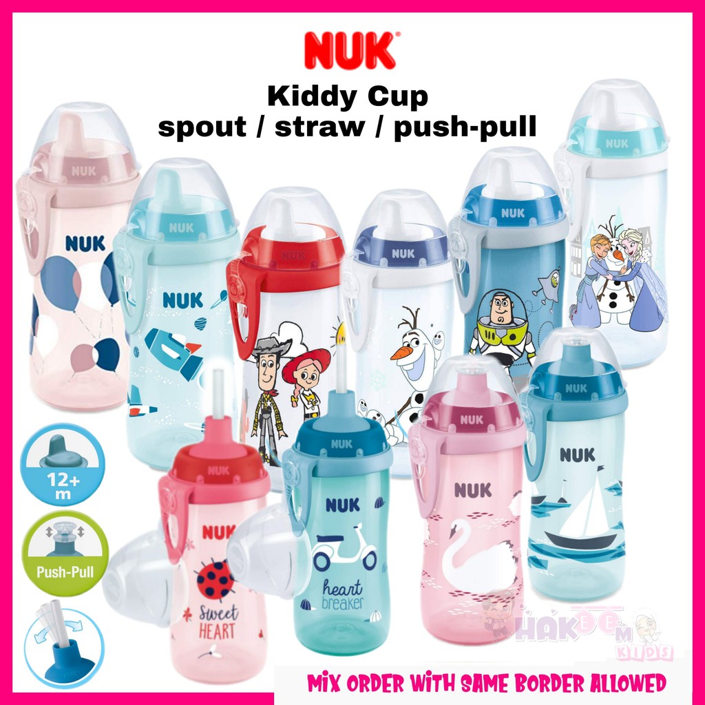 nuk water bottle with straw